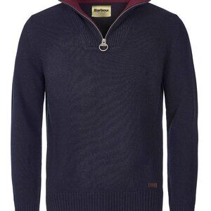 Barbour Nelson Essential Half-Zip Jumper Sweat XXL - navy blue - *never worn*